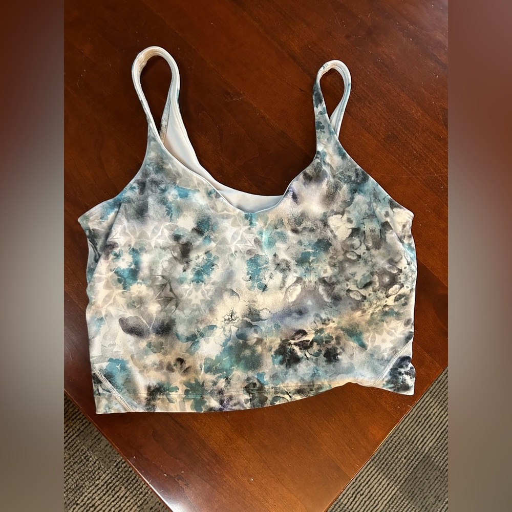 lululemon align tank size 12 kaleidofloral